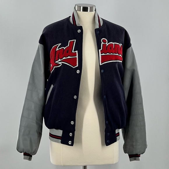 Vintage Starter Diamond Collection Cleveland Indians Jacket - Picture 5 of 12
